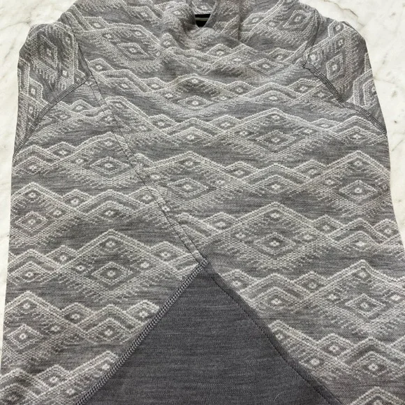 Smartwool Gray Merino 250 Crossover Neck Top - Picture 3 of 9